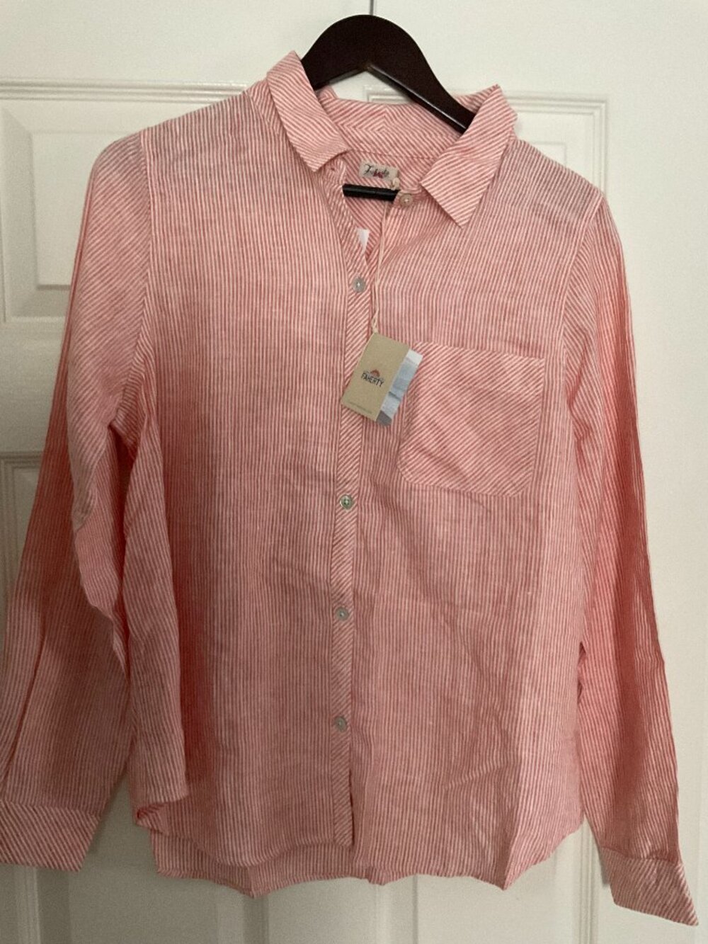 Faherty Linen Shirt NWT Medium